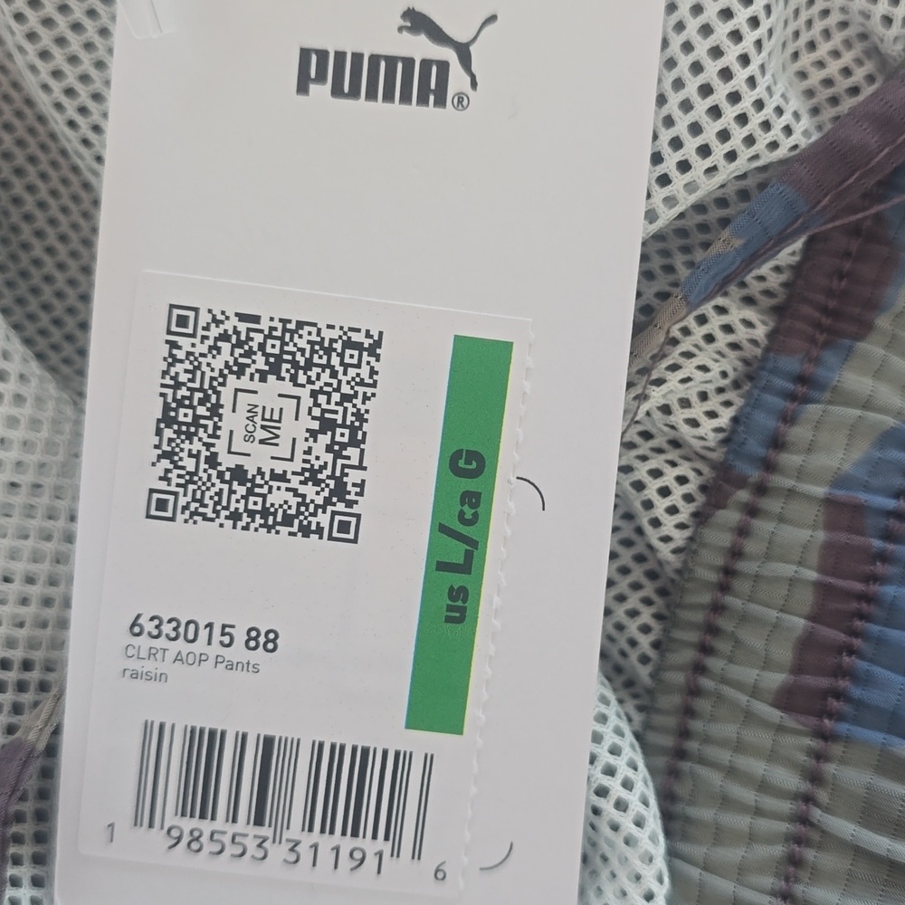 Puma CLRT Camo Pattern Ripstop Pant, Color Raisin, Retail $125.00 USD - Picture 6 of 10